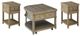 Signature Design by Ashley® Janismore 3-Piece Grayish Brown Coffee Table Set-0