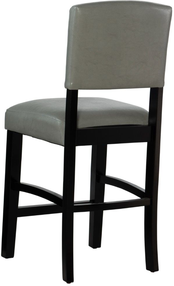 Linon Monaco Black/Dove Gray Counter Stool-4