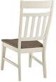 A-America® Bremerton Oyster/Saddle Dust Splat Back Dining Side Chair-2