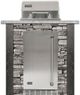 Coyote® Outdoor Living 3 ft Gray Stacked Stone Electric Island-0