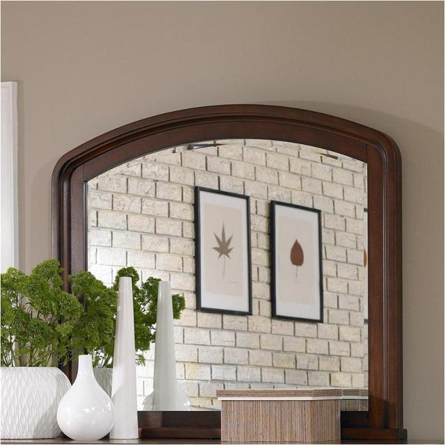 Aspenhome® Cambridge Brown Cherry Double Dresser Mirror-2