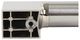 JennAir® Stainless Steel Bottom Freezer Refrigerator Handle Kit-1