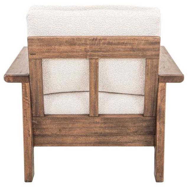 International Furniture Direct Duna Lacquer Brown/Pearl Accent Chair-3