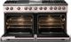 Viking® 5 Series 60" Blush Pro Style Dual Fuel (NG) Range with Polished Chrome Trim-1