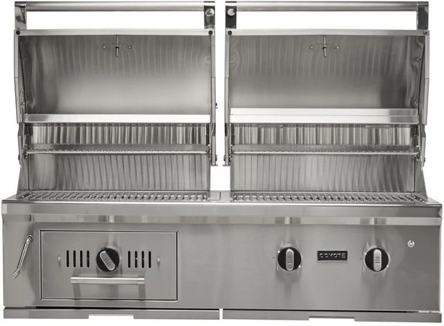 Coyote® 50" Built-In Natural Gas Stainless Steel Hybrid Grill-3