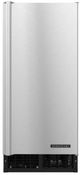 Hoshizaki 14.88" 92 lb. Stainless Steel Air-Cooled Built-in Storage Bin Cubelet Ice Machine-0