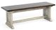 Sunny Designs™ Homestead Hills Alpine Grey/Tobacco Leaf Side Bench-0