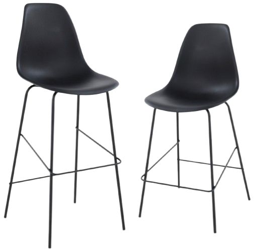 Signature Design by Ashley® Forestead Black Tall Bar Stool-3