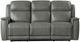 Bassett® Furniture Club Level Conover Light Gray Leather Power Reclining Sofa-1