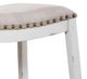 Liberty Furniture Vintage Series Antique White Backless Upholstered Counter Chair - Set of 2-4