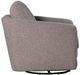 LH Home Feather Baltimo Boucle Greige/Matte Black Swivel Glider Chair-4