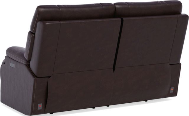 Flexsteel® Clive Brown Power Reclining Loveseat with Power Headrests and Lumbar-3