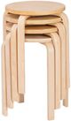 Linon Bentwood 4-Piece Natural Stacking Stool Set-0