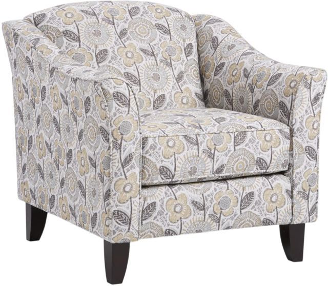 Fusion Furniture Vandy Dayflower Haze Accent Chair-0