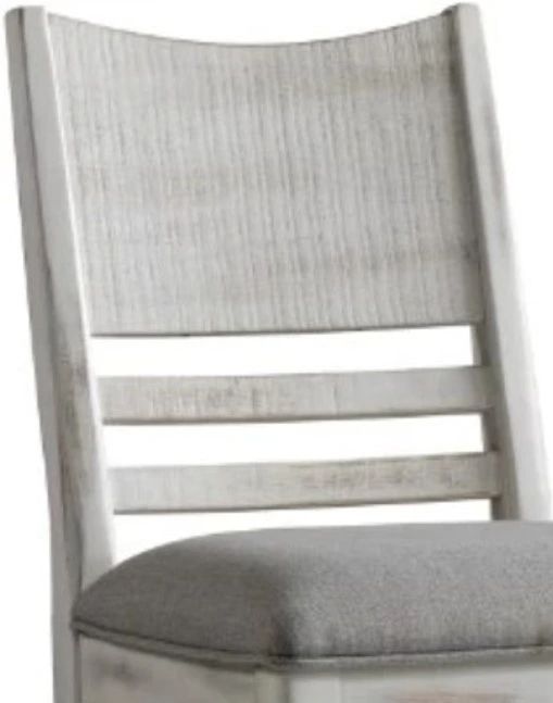 Intercon Modern Rustic Gray/Weathered White Panel Back Stool-2