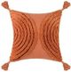 Livia Abstract Terracotta Decorative Pillow-0