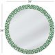 Basset Mirror Alanis Green/Cream Wall Mirror-2