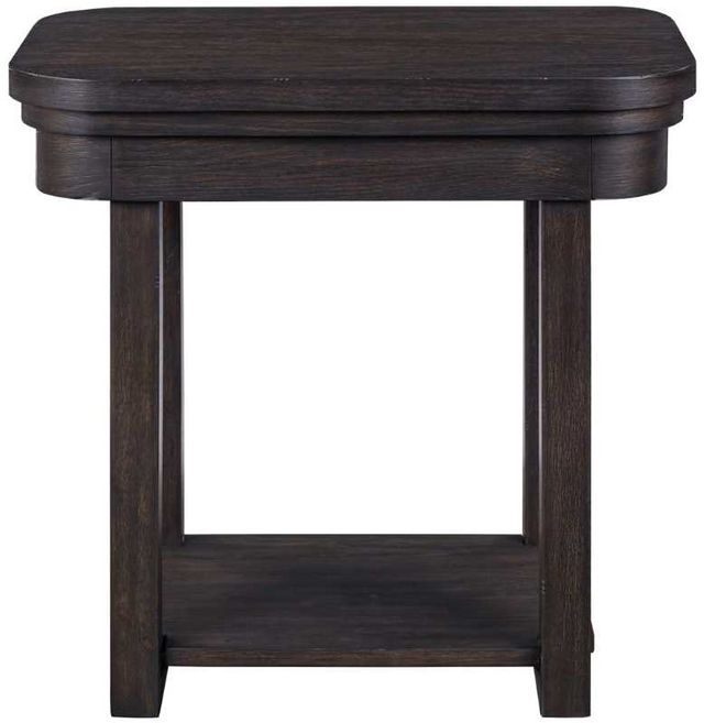 Liberty Furniture Weston Peppercorn Chairside Table-2