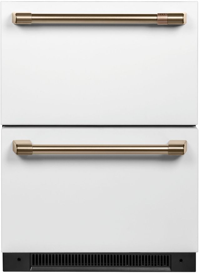 Café™ 5.7 Cu. Ft. Matte White Refrigerator Drawers-0