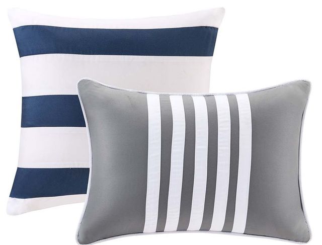 Olliix by Intelligent Design Paul Blue Full/Queen Comforter Set-1