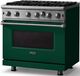 Viking® 5 Series 36" Ivy Pro Style Liquid Propane Gas Range-2