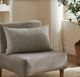 Renwil® Giverny Dark Green/Off-White 25''x15'' Decorative Pillow-3