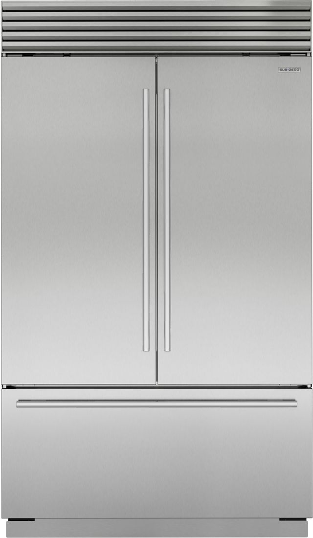 Sub-Zero® Classic Series 48 in. 28.9 Cu. Ft. Stainless Steel Built In French Door Refrigerator