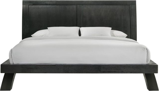 Elements International Allan Black King Platform Bed-1