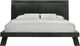 Elements International Allan Black King Platform Bed-1