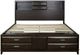 Benchcraft® Vanmore 3-Piece Dark Brown Queen Storage Bedroom Set-2