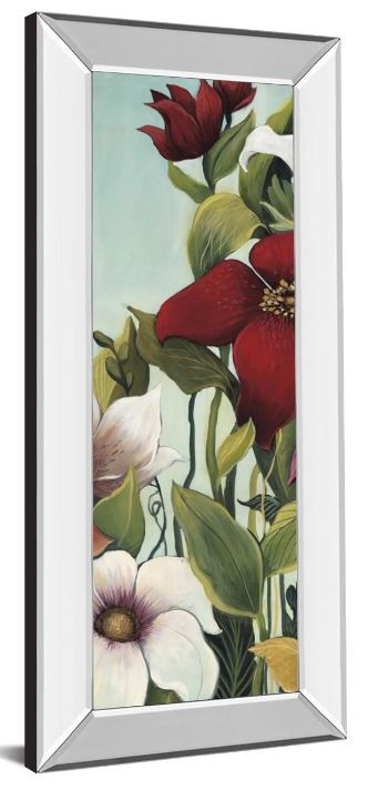 Classy Art Efflorescence I by Maja Mirror Framed Wall Art-1