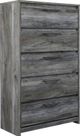 Signature Design by Ashley® Baystorm 4-Piece Gray Queen Panel Bed Set-3