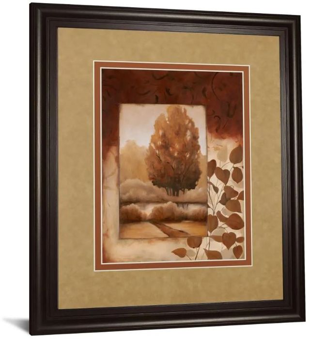 Classy Art Fall Vignette Il by Carol Robinson Framed Print Wall Art-0