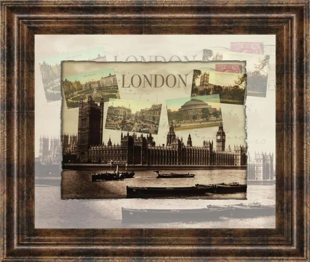 Classy Art London Postcard Wall Art-0