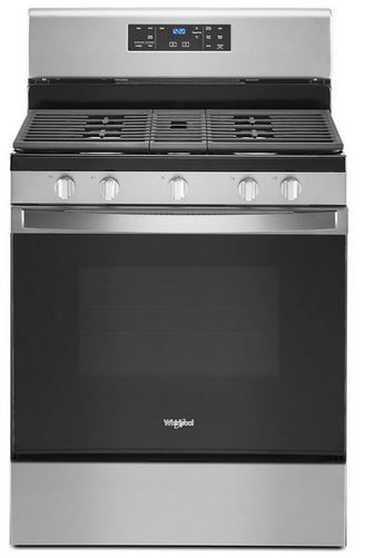 Whirlpool® 30" Stainless Steel Freestanding Gas Range-0