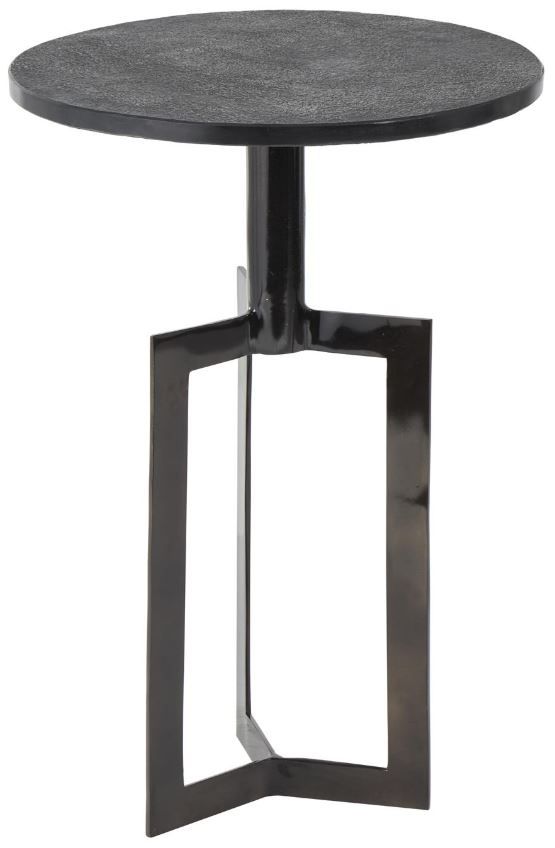 Deco Marche 3-Piece Black Tripod Shaped Accent Table Set-2