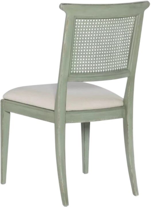 Hooker® Furniture Charleston Verdigris Green/Oyster Dining Side Chair-3