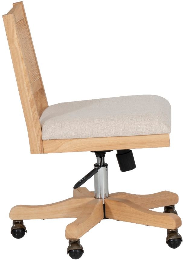 Linon Beaux Natural Office Chair-3
