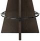 Four Hands Damon Burnt Oak/Midnight/Sapphire Khaki Swivel Counter Stool-4