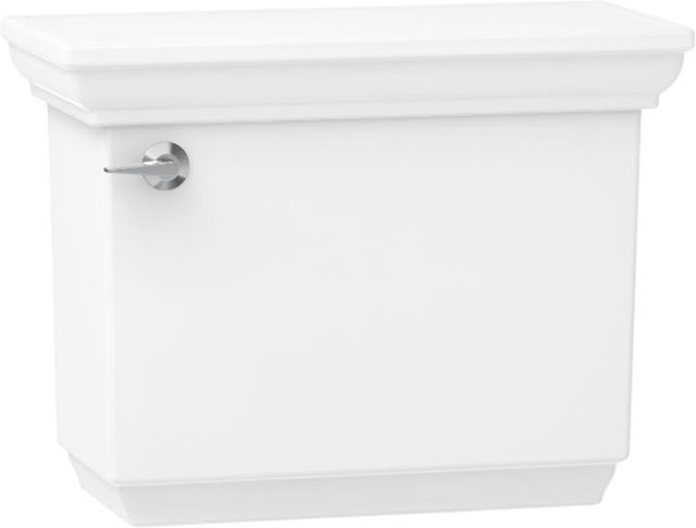 KOHLER® Memoirs® Stately White Toilet Tank, 1.28 Gpf with Insuliner® Tank-0