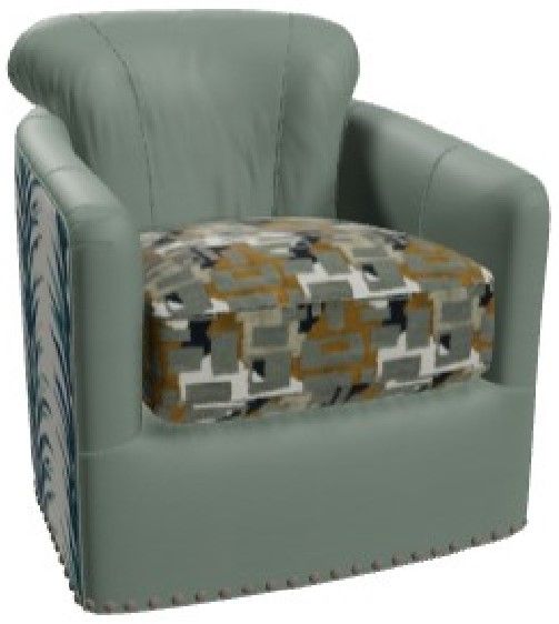 Craftmaster® Customizable Custom Blends 30" Swivel Glider-1