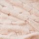 Olliix by Madison Park Claire Luxury Basketweave Blush Faux Fur Throw-1