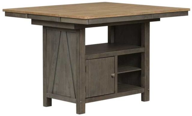 Liberty Furniture Lindsey Farm Gray/Sandstone Kitchen Island-0