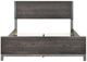 Homelegance® Zephyr Antique Silver/Brownish Gray Eastern King Panel Bed-4