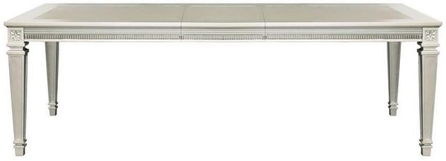 Homelegance® Bevelle Silver Dining Table-2