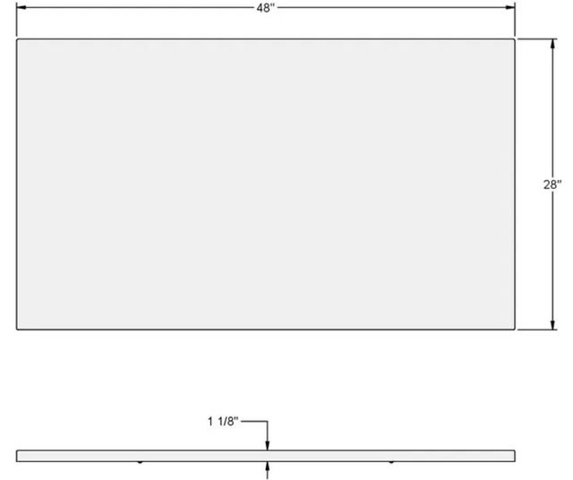 Amisco Customizable Harrison Bar Height Dining Table-2