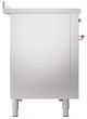 Ilve® Nostalgie II Series 48" Stainless Steel Pro Style Induction Range with Cooper Trim-2