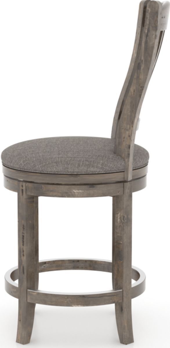 Canadel Champlain Upholstered Bar Swivel Stool-2