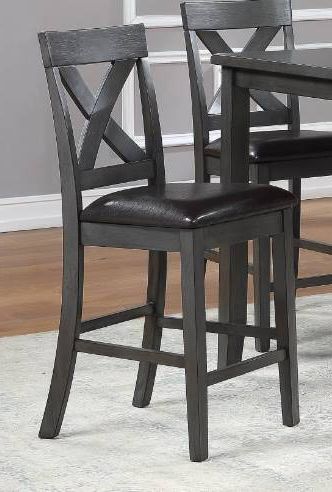 Urban Styles Furniture Palm Springs 7-Piece Gray Counter Height Dining Set-2