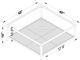 Coaster® Amherst 2-Piece Tempered Glass Top Occasional Table with Black Base Set-5